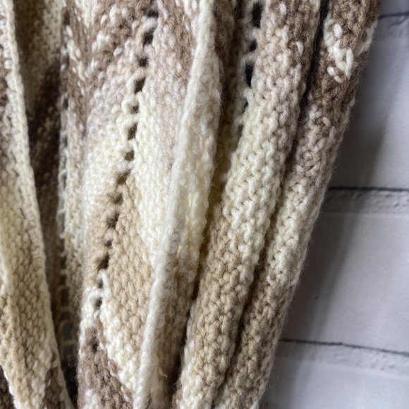 Lucky Brand Open Knit Cardigan with tie waist size medium - Picture 6 of 8